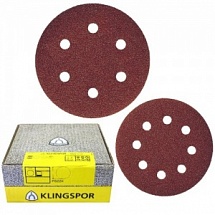 Круг шлифовальный "Klingspor" PS 18 EK 6 с отверстиями 125х22 P240 0.3кг