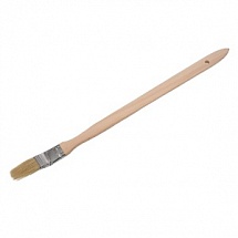 Кисть радиаторная, 1,0" (25мм), натуральная щетина, деревянная ручка, "MTX"