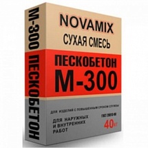Пескобетон М300 Novamix 40 кг
