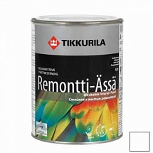Краска для интерьеров TIKKURILA REMONTTI-ASSA полуматовая 9л основа А