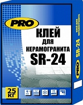 PRO SR-24 Клей для керамогранита и природного камня 25кг 